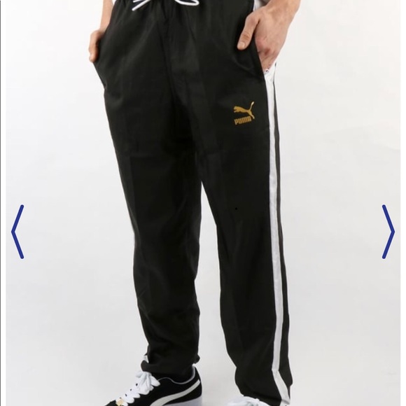 puma track pants white